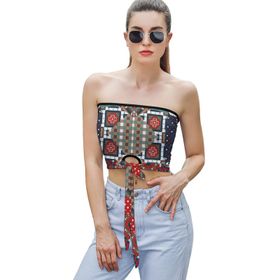 AILLOSA YH-509 Seksi File Tüp Üst Yaz Tube Top Tank Tops Kadın Askılı Üst Bluz
