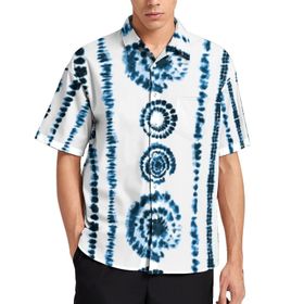 AILLOSA YH-517 Aloha Hawaii 3D Desen Kısa Kollu Erkek Gömlek