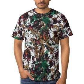 AILLOSA YH-52 3D Baskılı Desenli Kısa Kollu Erkek T-shirt