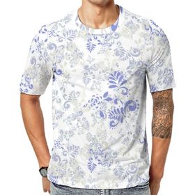 AILLOSA YH-54 3D Baskılı Desenli Kısa Kollu Erkek T-shirt