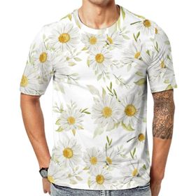 AILLOSA YH-541 Her Şey Baskılı Kısa Kollu Erkek T-shirt