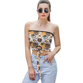 AILLOSA YH-542 Seksi File Tüp Üst Yaz Tube Top Tank Tops Kadın Askılı Üst Bluz