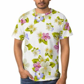 AILLOSA YH-551 3D Baskılı Desenli Kısa Kollu Erkek T-shirt
