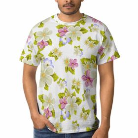 AILLOSA YH-551 3D Baskılı Desenli Kısa Kollu Erkek T-shirt