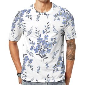 AILLOSA YH-56 3D Baskılı Desenli Kısa Kollu Erkek T-shirt