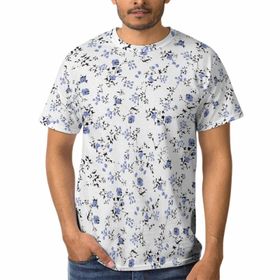 AILLOSA YH-57 3D Baskılı Desenli Kısa Kollu Erkek T-shirt