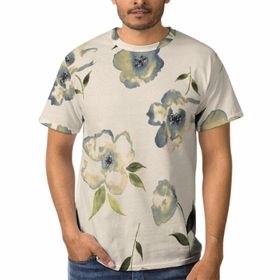AILLOSA YH-58 3D Baskılı Desenli Kısa Kollu Erkek T-shirt