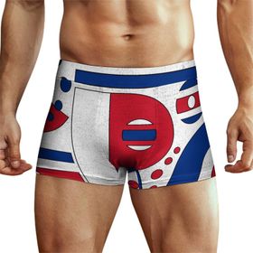 AILLOSA YH-593 Desenli Retro Erkek Boxer Şort