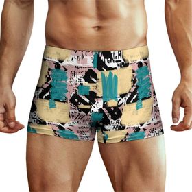 AILLOSA YH-601 Desenli Retro Erkek Boxer Şort