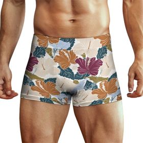 AILLOSA YH-608 Desenli Retro Erkek Boxer Şort