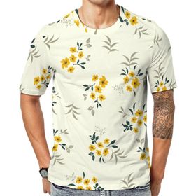 AILLOSA YH-61 3D Baskılı Desenli Kısa Kollu Erkek T-shirt