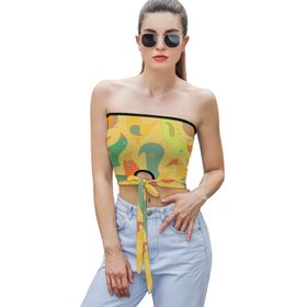 AILLOSA YH-614 Seksi File Tüp Üst Yaz Tube Top Tank Tops Kadın Askılı Üst Bluz