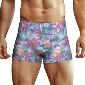 AILLOSA YH-616 Desenli Retro Erkek Boxer Şort