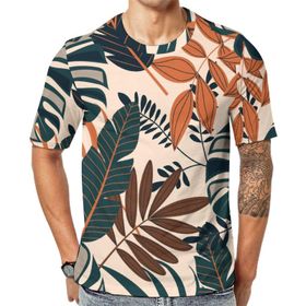 AILLOSA YH-62 3D Baskılı Desenli Kısa Kollu Erkek T-shirt