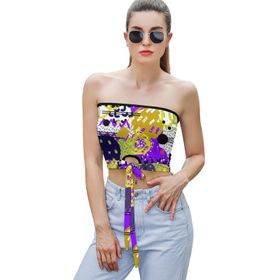 AILLOSA YH-625 Seksi File Tüp Üst Yaz Tube Top Tank Tops Kadın Askılı Üst Bluz