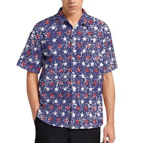 AILLOSA YH-633 Aloha Hawaii 3D Desen Kısa Kollu Erkek Gömlek