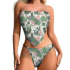 AILLOSA YH-654 Karın Kontrolü İki Parça Kadın Bikini Seti