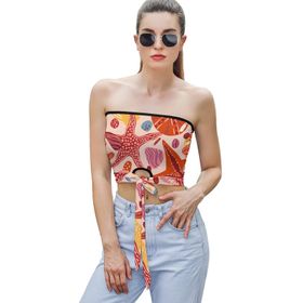 AILLOSA YH-663 Seksi File Tüp Üst Yaz Tube Top Tank Tops Kadın Askılı Üst Bluz