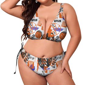 AILLOSA YH-666 Dolgulu İki Parça Büyük Beden Kadın Bikini Seti