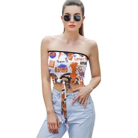 AILLOSA YH-666 Seksi File Tüp Üst Yaz Tube Top Tank Tops Kadın Askılı Üst Bluz