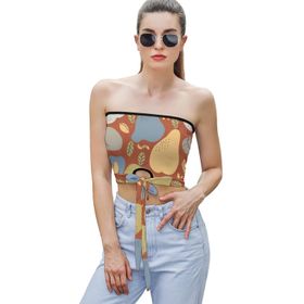 AILLOSA YH-674 Seksi File Tüp Üst Yaz Tube Top Tank Tops Kadın Askılı Üst Bluz