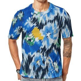 AILLOSA YH-76 3D Baskılı Desenli Kısa Kollu Erkek T-shirt