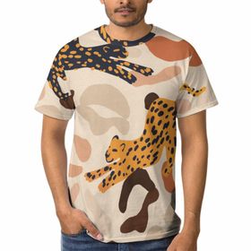 AILLOSA YH-83 3D Baskılı Desenli Kısa Kollu Erkek T-shirt