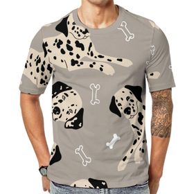AILLOSA YH-84 3D Baskılı Desenli Kısa Kollu Erkek T-shirt