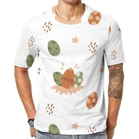 AILLOSA YH-86 3D Baskılı Desenli Kısa Kollu Erkek T-shirt
