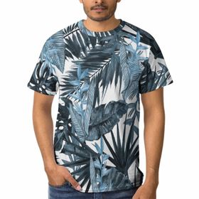 AILLOSA YH-88 3D Baskılı Desenli Kısa Kollu Erkek T-shirt