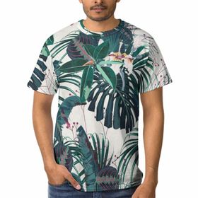 AILLOSA YH-90 3D Baskılı Desenli Kısa Kollu Erkek T-shirt