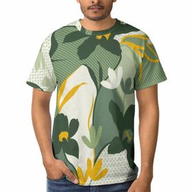 AILLOSA YH-93 3D Baskılı Desenli Kısa Kollu Erkek T-shirt