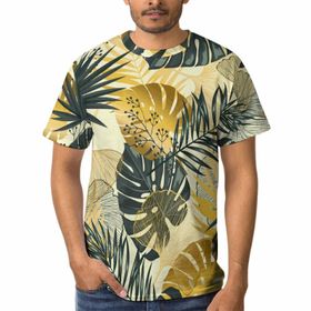 AILLOSA YH-97 3D Baskılı Desenli Kısa Kollu Erkek T-shirt