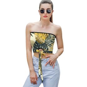 AILLOSA YH-97 Seksi File Tüp Üst Yaz Tube Top Tank Tops Kadın Askılı Üst Bluz
