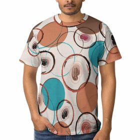 AILLOSA YH-98 3D Baskılı Desenli Kısa Kollu Erkek T-shirt