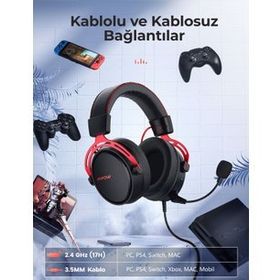 Air II Siyah Surround Oyuncu Kulaklık