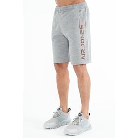 Air Jones 81245 Gri Melanj Standart Kalıp Erkek Şort