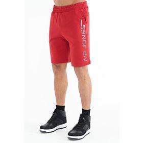Air Jones 81245 Kırmızı Yan Baskılı Bağcıklı Standart Kalıp Erkek Şort