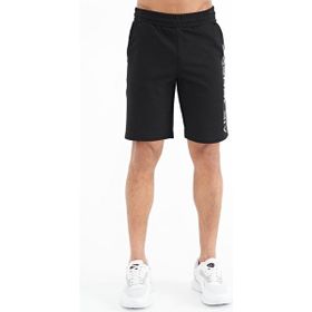 Air Jones 81245 Siyah Yan Baskılı Bağcıklı Standart Kalıp Erkek Şort