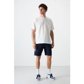 Air Jones 81246 İndigo Baskılı Erkek Şort