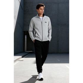 Air Jones 85198 Melanj Dik Yaka Fermuarlı Jogger Rahat Form Erkek Eşofman Takım