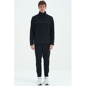 Air Jones 85225 Doyle Siyah Erkek Polar Eşofman Takımı