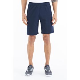 Air Jones İndigo Fermuar Cepli Bağcıklı Standart Kalıp Erkek Şort