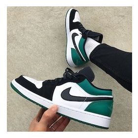 Air jordan 1 Low Mystic Green Unisex Spor Ayakkabı