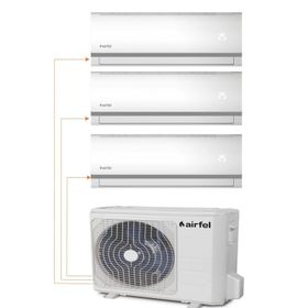 Airfel 30000 BTU 1 Dış + 3 İç Ünite (9+12+18) Duvar Tipi Multi Klima