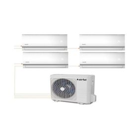 Airfel 36000 BTU 1 Dış + 4 İç Ünite 9+9+12+12 Duvar Tipi Multi Klima