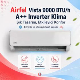 Airfel Vista LTXP25A 9000 BTU Inverter Duvar Tipi Klima