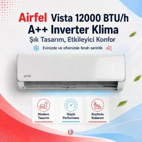 Airfel Vista LTXP35A 12000 BTU Inverter Duvar Tipi Klima