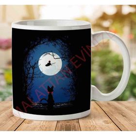 Airmail Kikis Delivery Service Moon Silhouette Baskılı Kupa