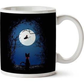 Airmail Kikis Delivery Service Moon Silhouette Baskılı Kupa